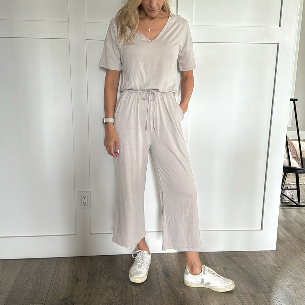Light grey jumpsuit
